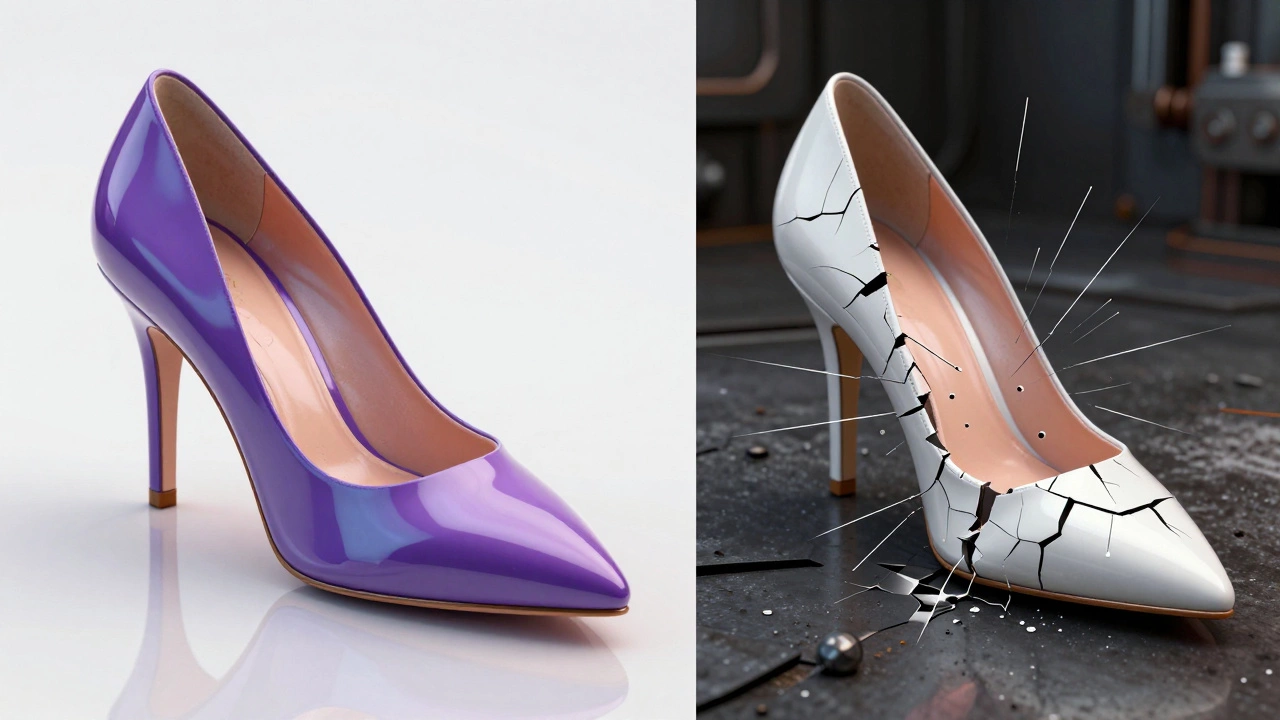 Сравнение идеальной 3D-модели насоса и той же модели с трещинами от вибраций.