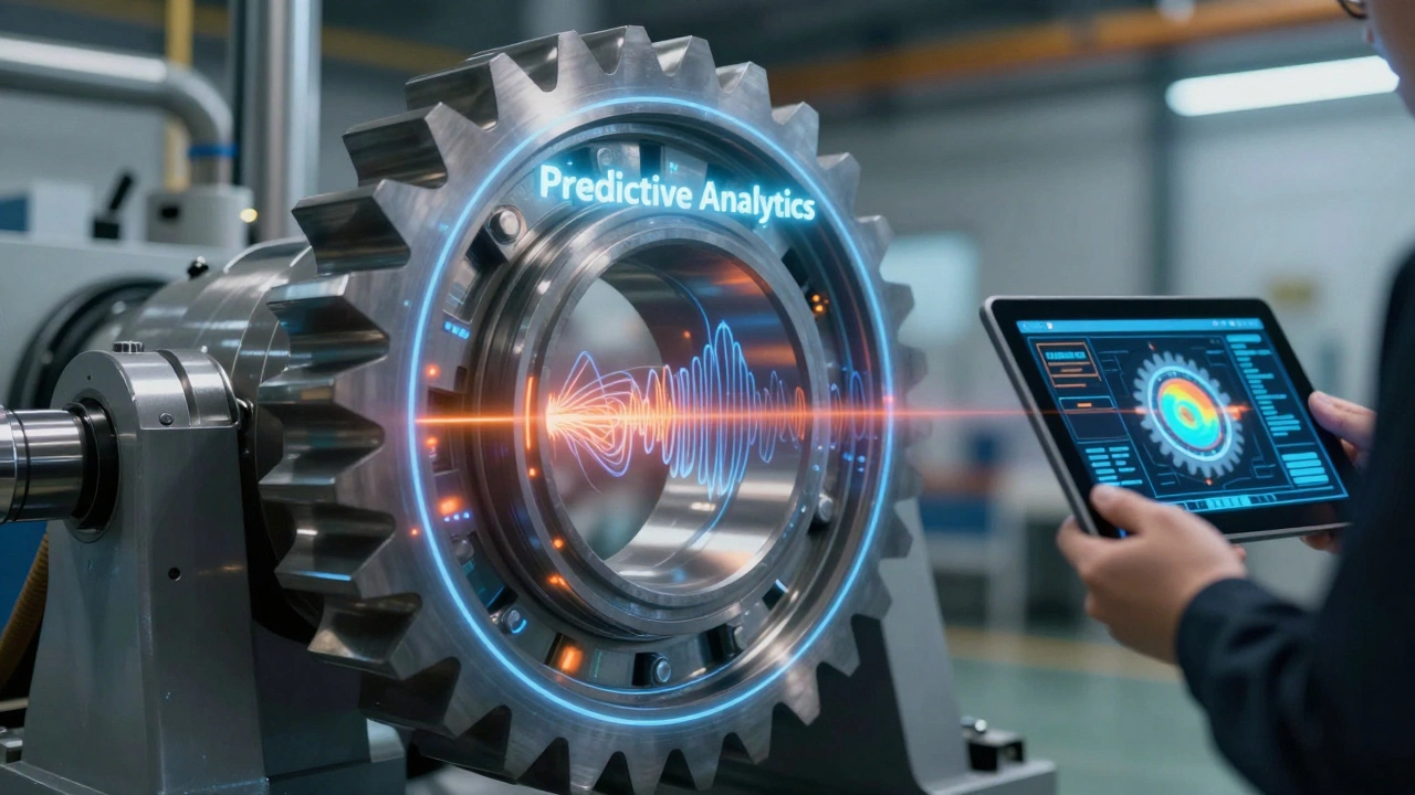 Цифровая аналитика износа промышленного подшипника с индикацией зон риска