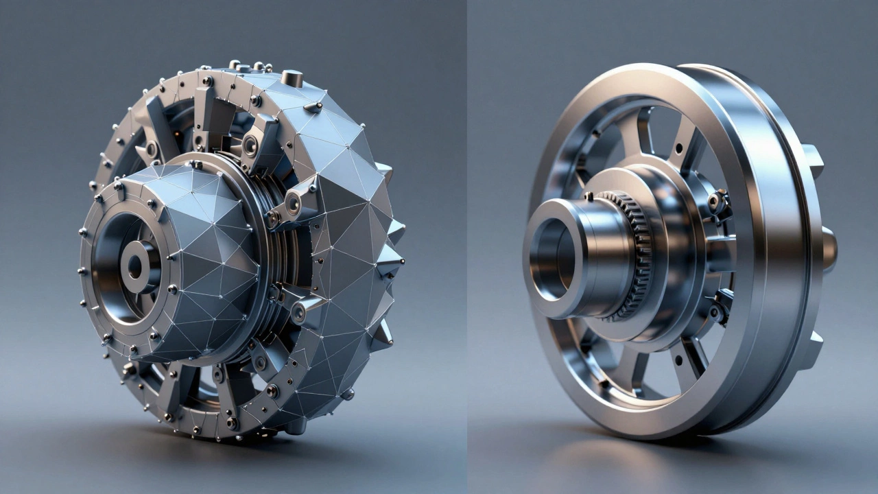Виды 3D-моделирования в машиностроении: от полигонов до параметрики