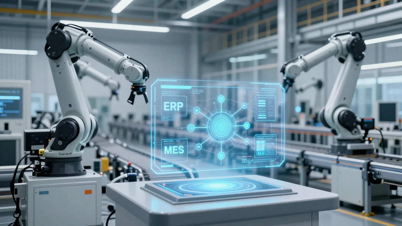 Системы автоматизации на заводах: ERP, MES и SCADA в 2026 году